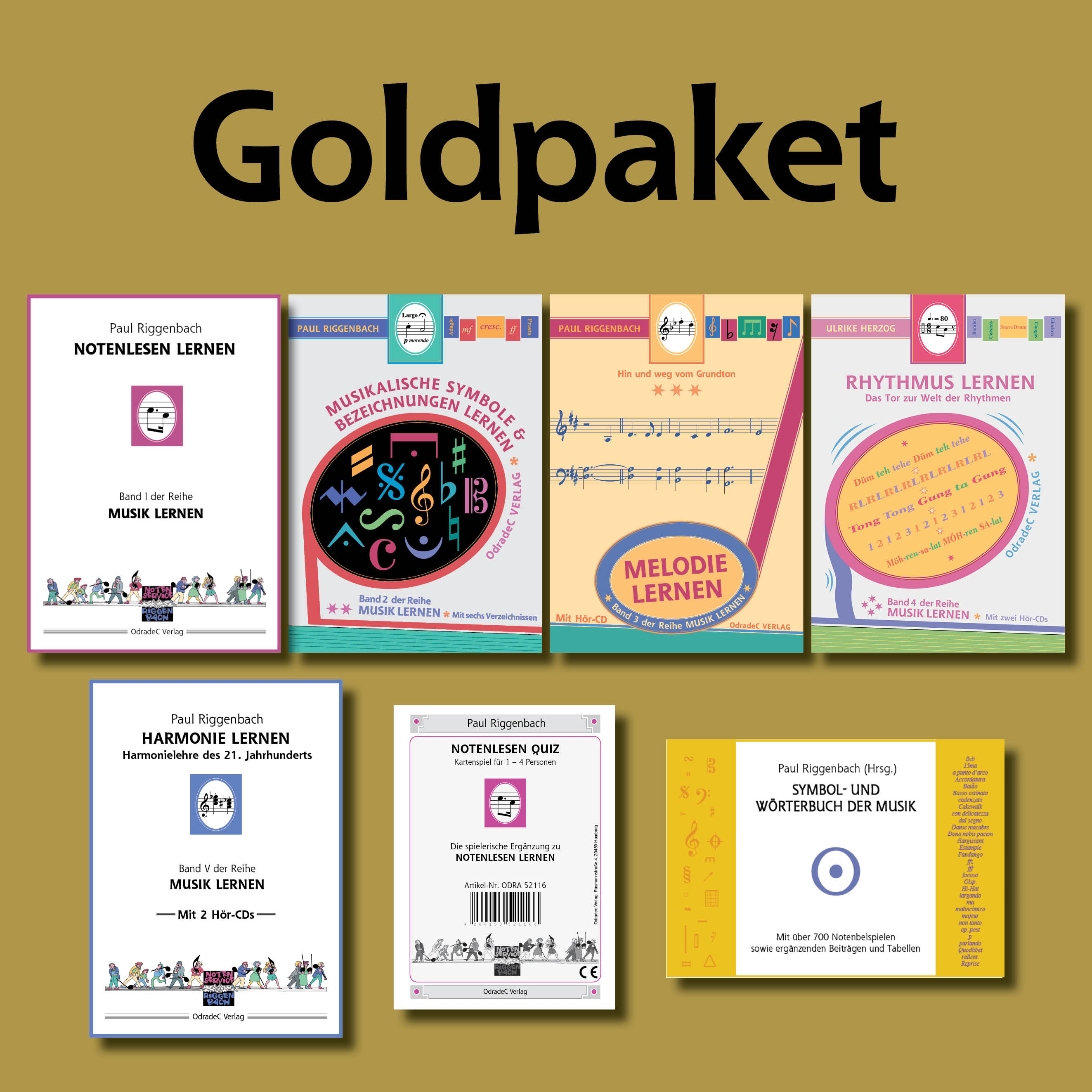 Goldpaket Farbe Cover